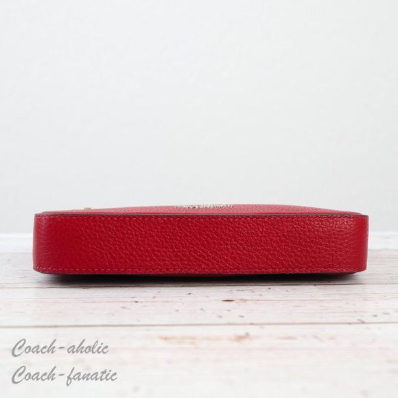 NWT Kate Spade New York Leila Leather Convertible Wristlet Wallet Bag in Red - Picture 10 of 12